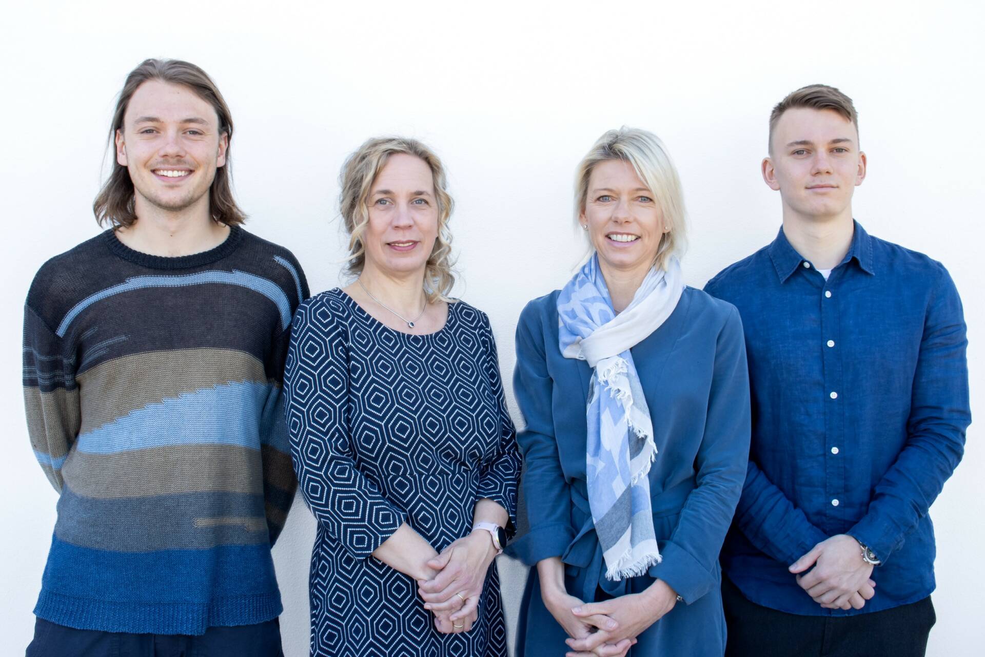 von links: Dennis Bohn, Barbara Becker, Tanja Bohn, Tim Lukas Bohn