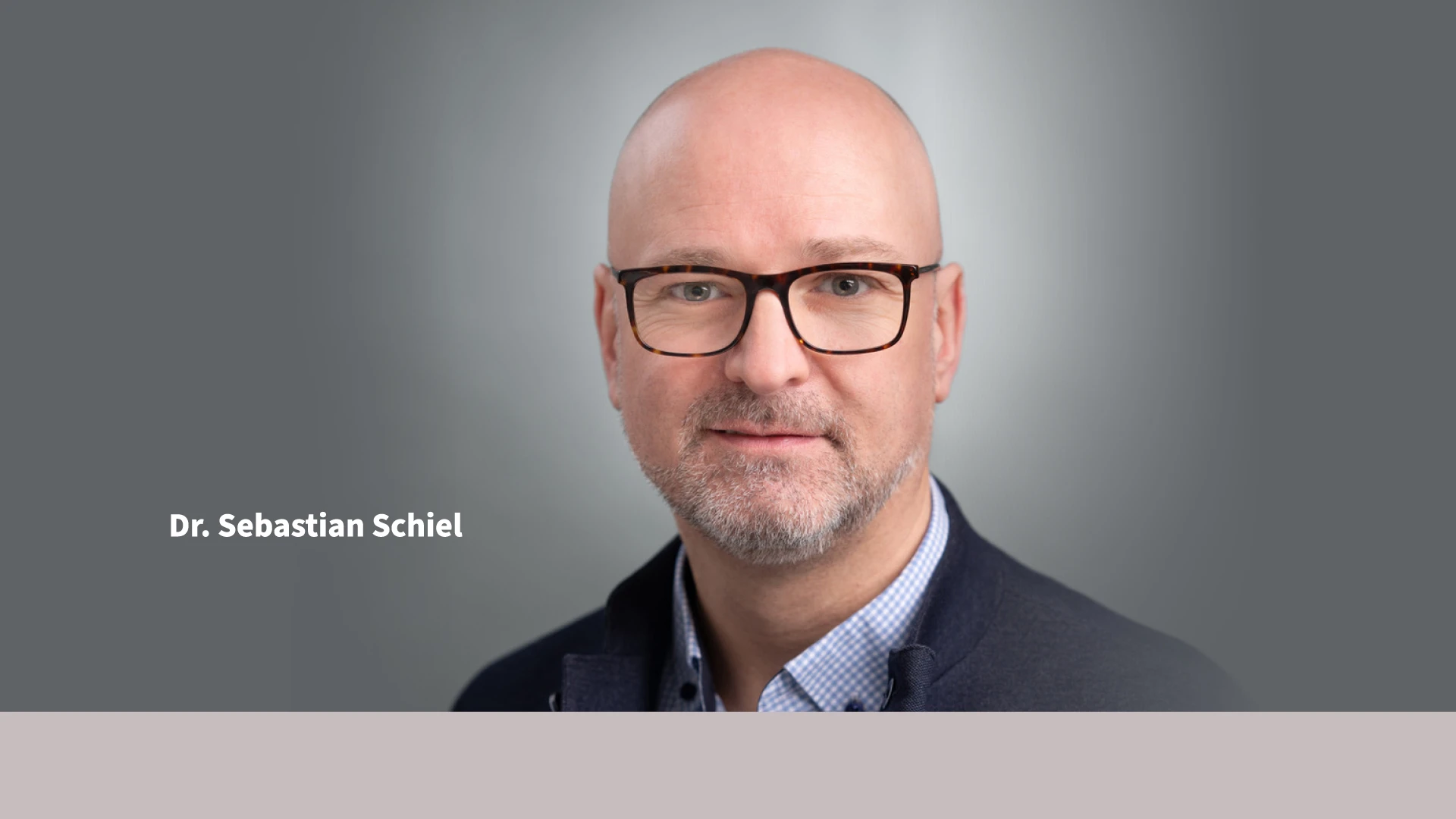 Foto zeigt Dr. Schiel, Palliativmediziner